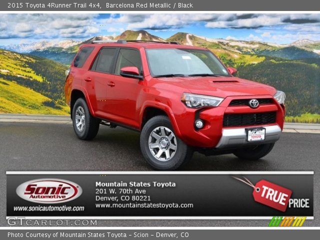 2015 Toyota 4Runner Trail 4x4 in Barcelona Red Metallic