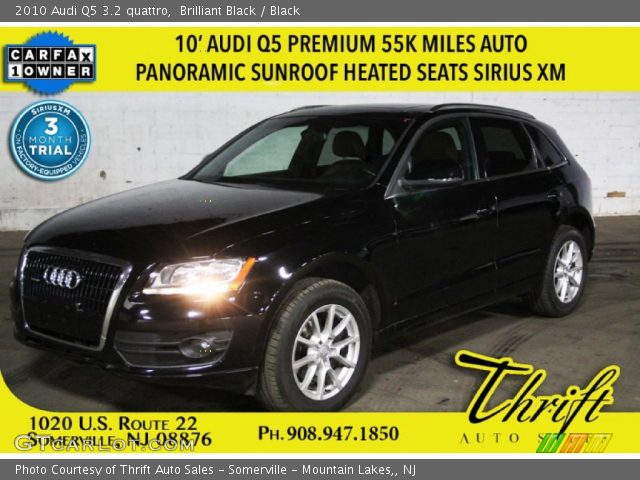 2010 Audi Q5 3.2 quattro in Brilliant Black