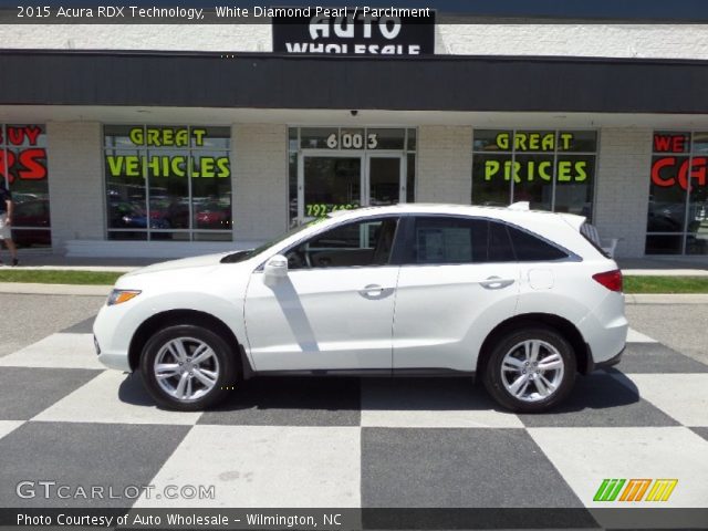 2015 Acura RDX Technology in White Diamond Pearl