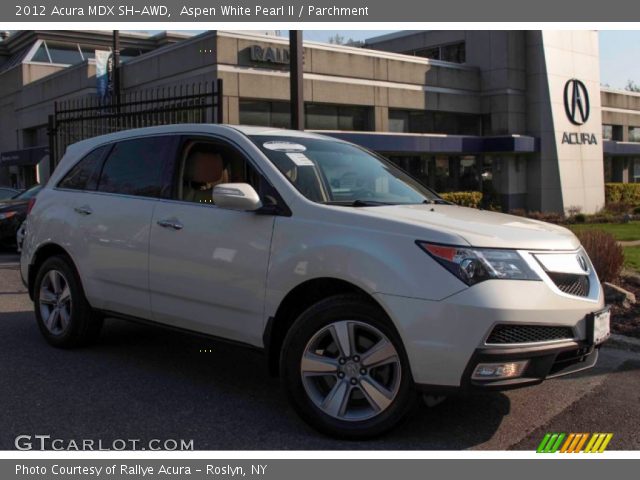 2012 Acura MDX SH-AWD in Aspen White Pearl II