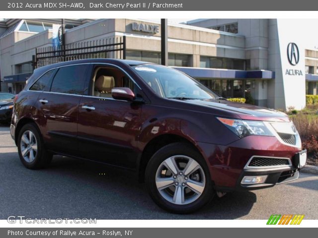 2012 Acura MDX SH-AWD in Dark Cherry Pearl II