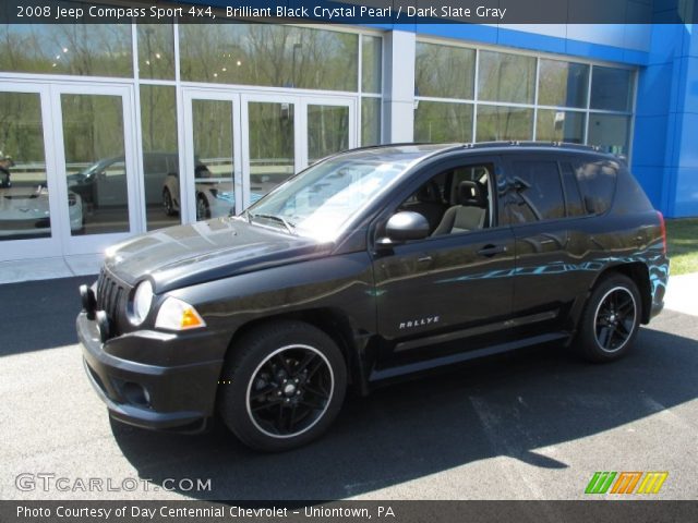 2008 Jeep Compass Sport 4x4 in Brilliant Black Crystal Pearl