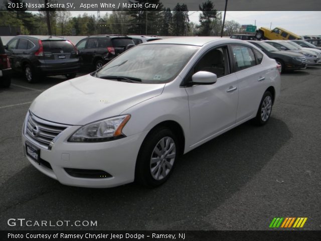 2013 Nissan Sentra SV in Aspen White