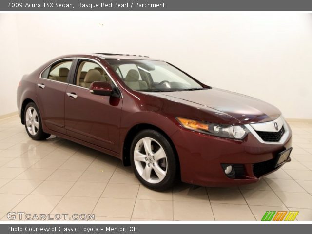 2009 Acura TSX Sedan in Basque Red Pearl