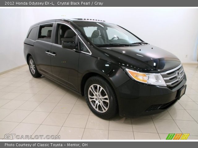 2012 Honda Odyssey EX-L in Crystal Black Pearl