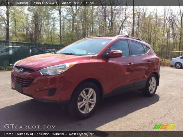 2012 Hyundai Tucson GLS AWD in Garnet Red
