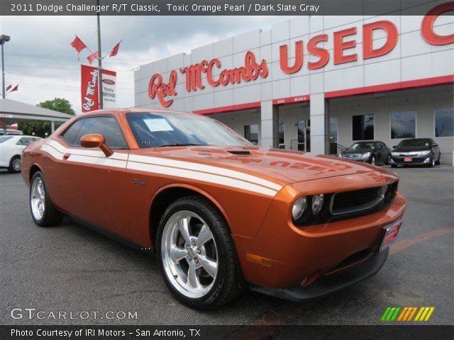 2011 Dodge Challenger R/T Classic in Toxic Orange Pearl