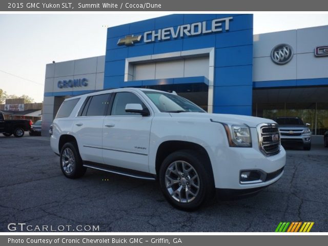 2015 GMC Yukon SLT in Summit White