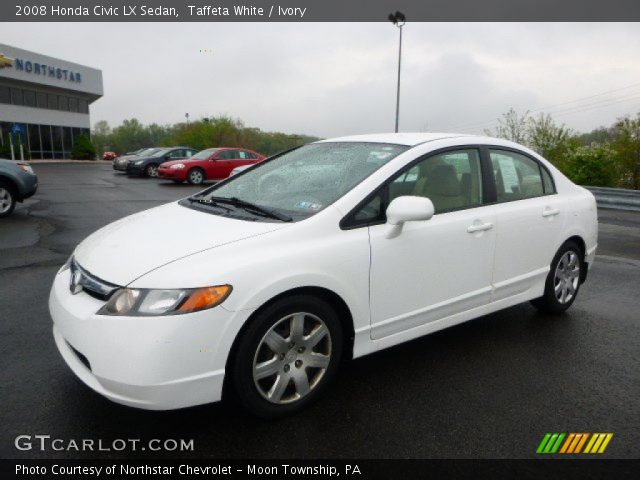 2008 Honda Civic LX Sedan in Taffeta White
