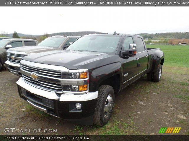 2015 Chevrolet Silverado 3500HD High Country Crew Cab Dual Rear Wheel 4x4 in Black