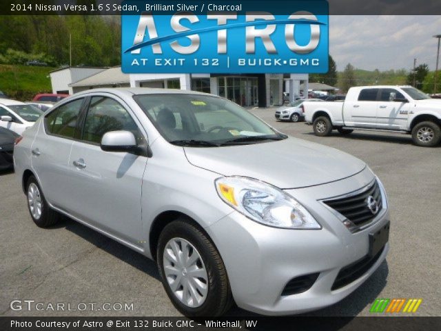 2014 Nissan Versa 1.6 S Sedan in Brilliant Silver