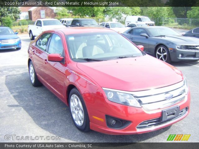 2010 Ford Fusion SE in Red Candy Metallic