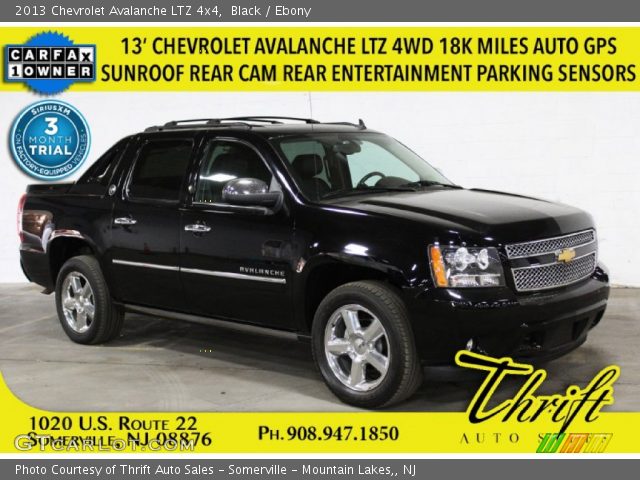 2013 Chevrolet Avalanche LTZ 4x4 in Black