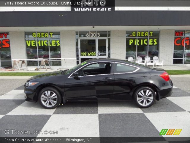 2012 Honda Accord EX Coupe in Crystal Black Pearl
