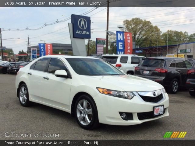 2009 Acura TSX Sedan in Premium White Pearl