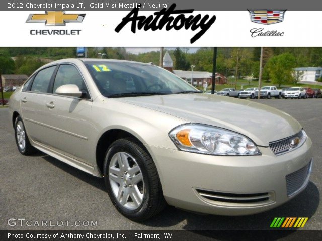 2012 Chevrolet Impala LT in Gold Mist Metallic