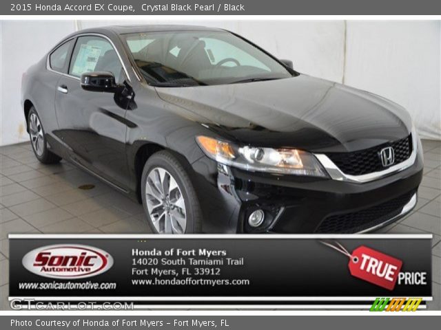 2015 Honda Accord EX Coupe in Crystal Black Pearl