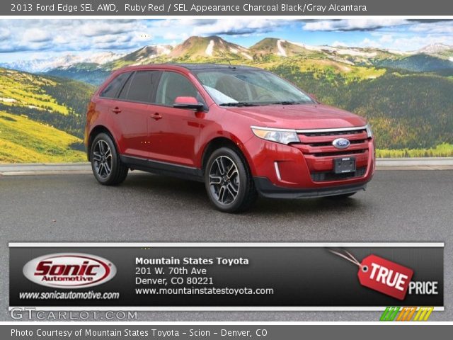 2013 Ford Edge SEL AWD in Ruby Red