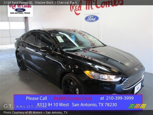 2016 Ford Fusion SE in Shadow Black