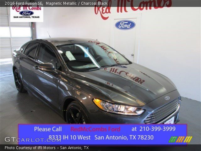2016 Ford Fusion SE in Magnetic Metallic