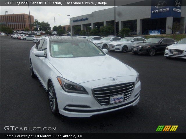2015 Hyundai Genesis 3.8 Sedan in Casablanca White