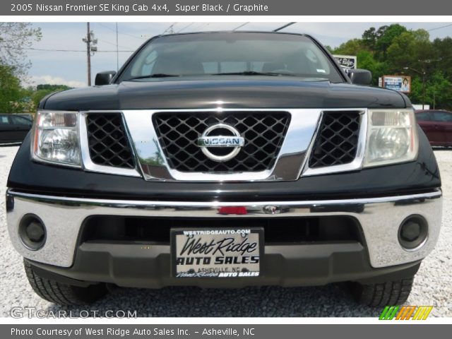 2005 Nissan Frontier SE King Cab 4x4 in Super Black