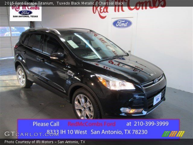 2015 Ford Escape Titanium in Tuxedo Black Metallic