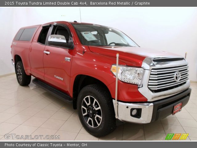 2015 Toyota Tundra Limited Double Cab 4x4 in Barcelona Red Metallic