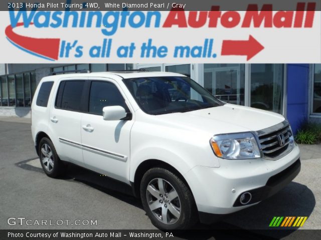 2013 Honda Pilot Touring 4WD in White Diamond Pearl