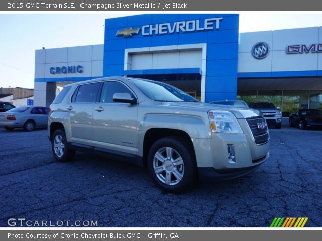 2015 GMC Terrain SLE in Champagne Silver Metallic
