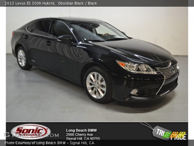 2013 Lexus ES 300h Hybrid in Obsidian Black