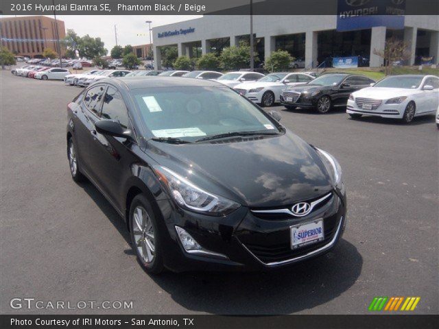 2016 Hyundai Elantra SE in Phantom Black