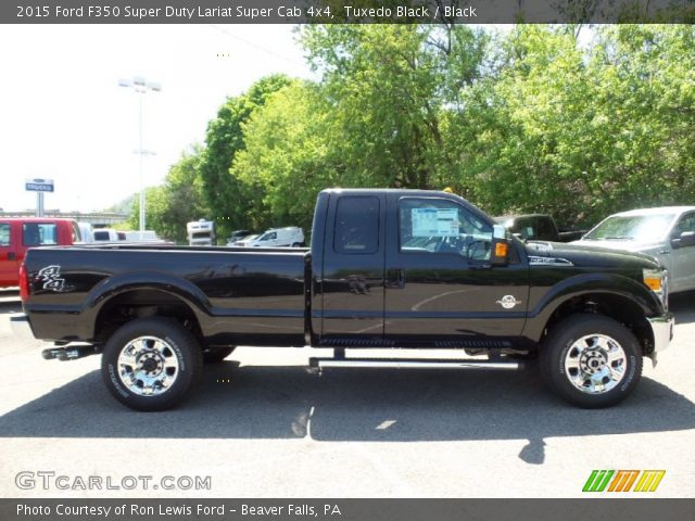 2015 Ford F350 Super Duty Lariat Super Cab 4x4 in Tuxedo Black