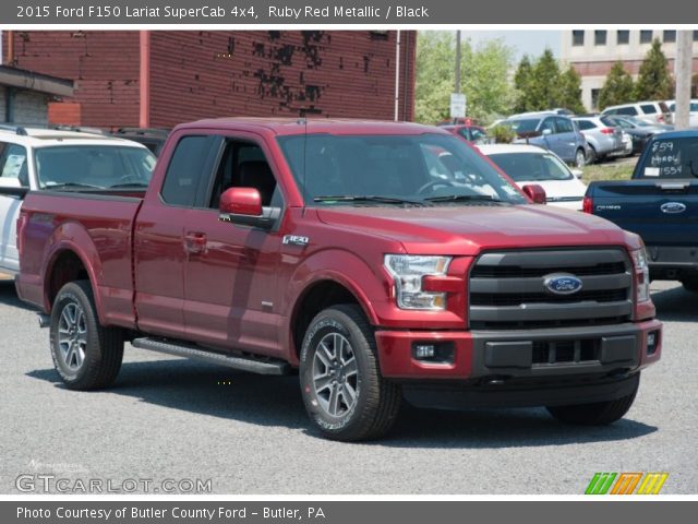2015 Ford F150 Lariat SuperCab 4x4 in Ruby Red Metallic