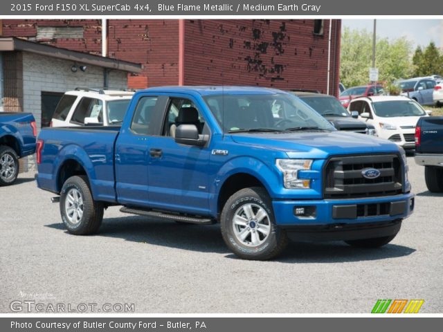 2015 Ford F150 XL SuperCab 4x4 in Blue Flame Metallic