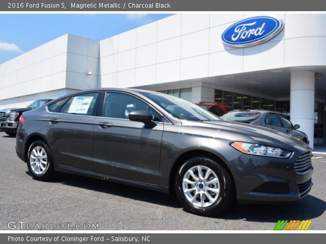 2016 Ford Fusion S in Magnetic Metallic