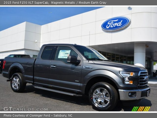 2015 Ford F150 XLT SuperCab in Magnetic Metallic