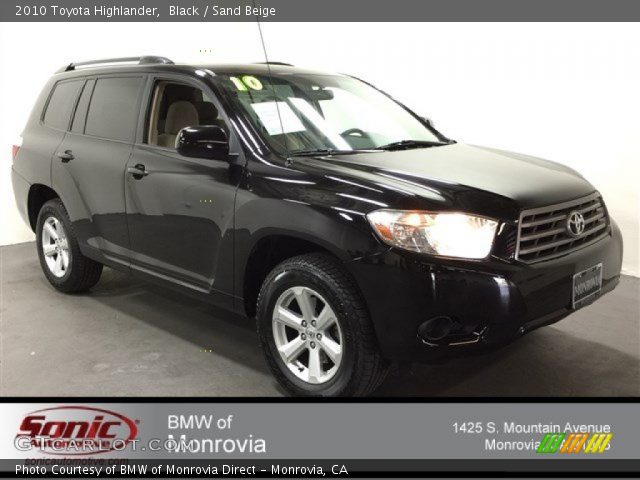2010 Toyota Highlander  in Black