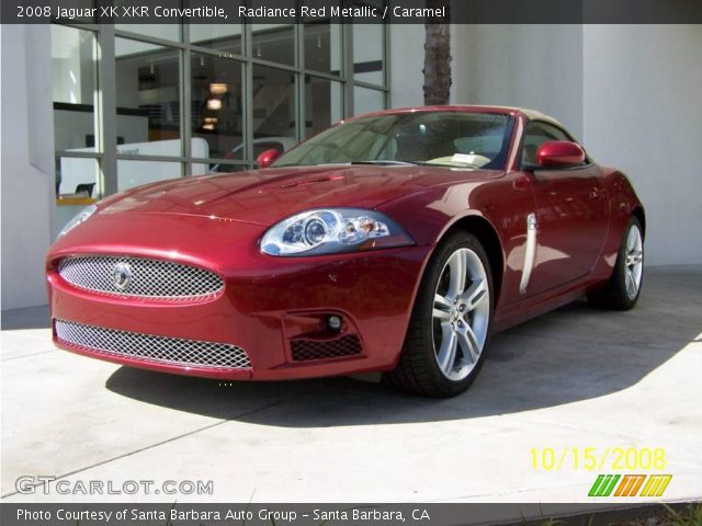 2008 Jaguar XK XKR Convertible in Radiance Red Metallic