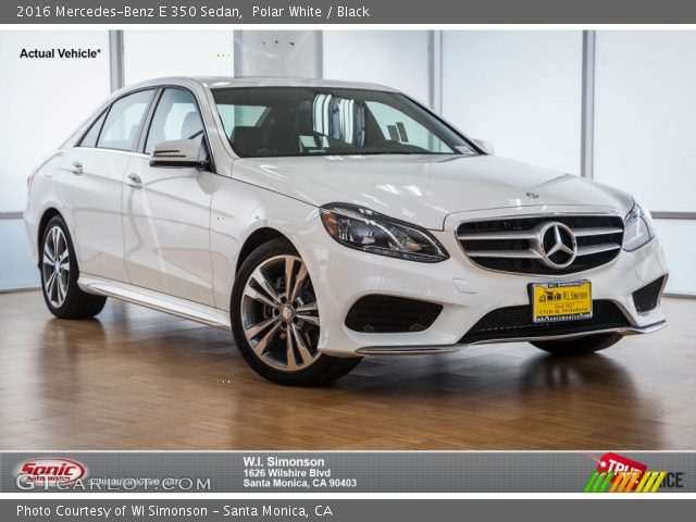2016 Mercedes-Benz E 350 Sedan in Polar White