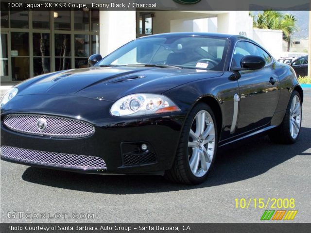2008 Jaguar XK XKR Coupe in Ebony Black