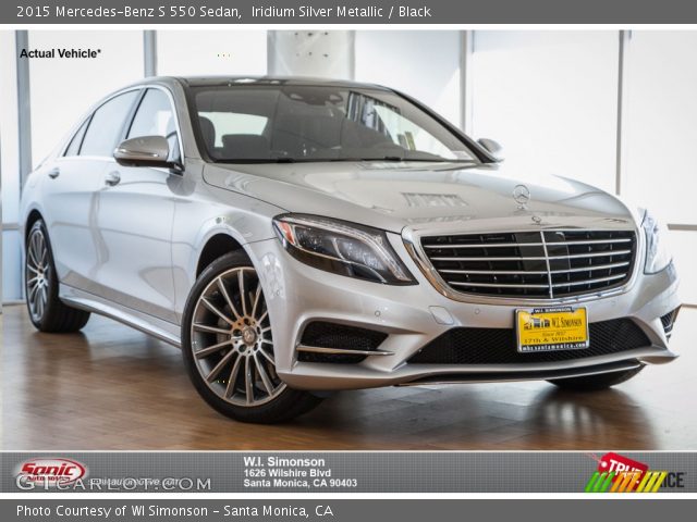 2015 Mercedes-Benz S 550 Sedan in Iridium Silver Metallic