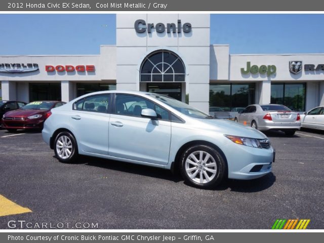 2012 Honda Civic EX Sedan in Cool Mist Metallic