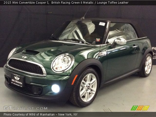 2015 Mini Convertible Cooper S in British Racing Green II Metallic