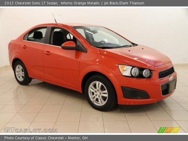 2013 Chevrolet Sonic LT Sedan in Inferno Orange Metallic