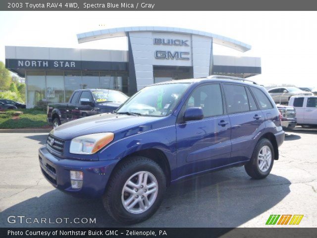 2003 Toyota RAV4 4WD in Spectra Blue Mica