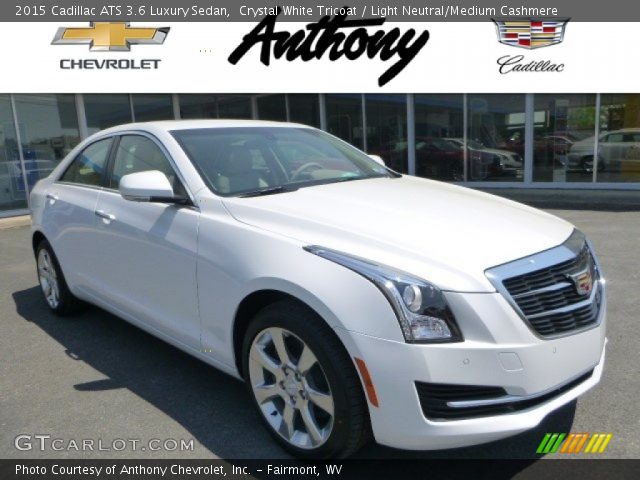 2015 Cadillac ATS 3.6 Luxury Sedan in Crystal White Tricoat