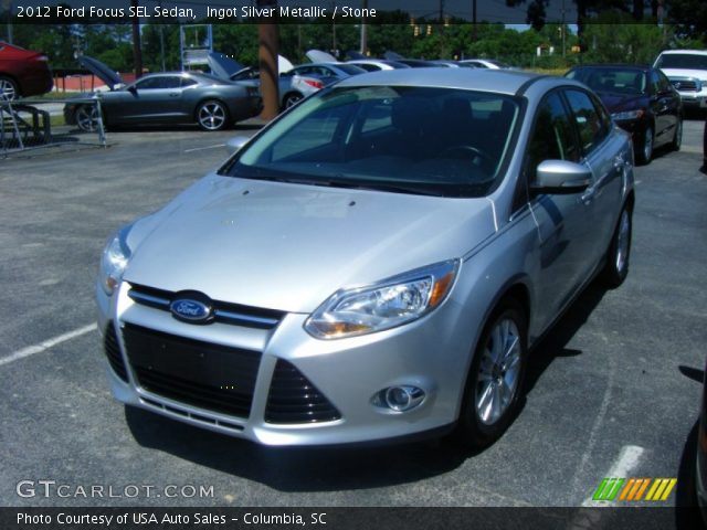 2012 Ford Focus SEL Sedan in Ingot Silver Metallic