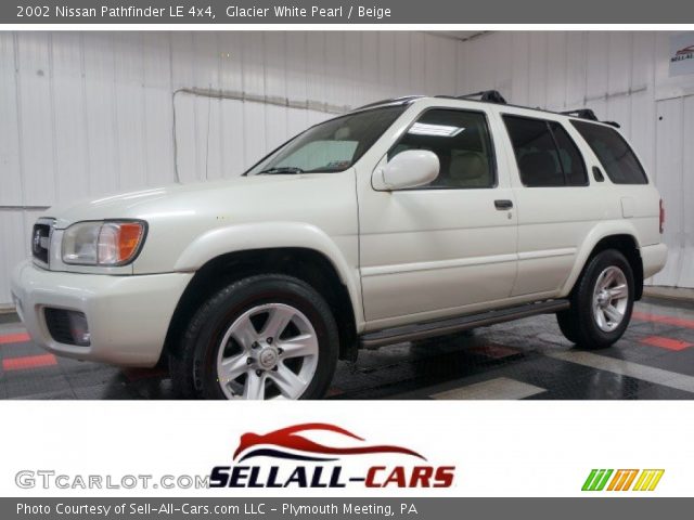 2002 Nissan Pathfinder LE 4x4 in Glacier White Pearl