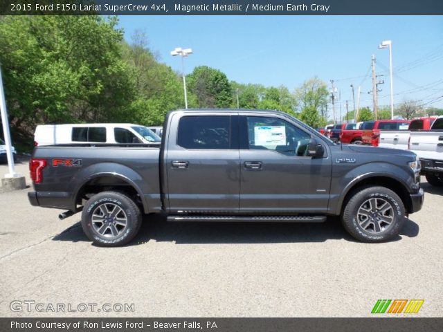 2015 Ford F150 Lariat SuperCrew 4x4 in Magnetic Metallic